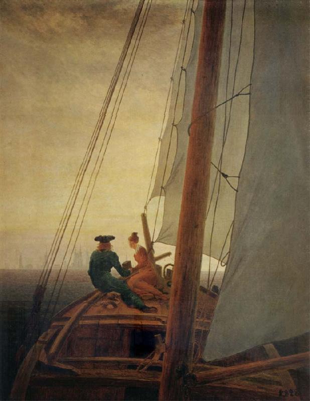 Caspar David Friedrich The Sailboat oil painting image